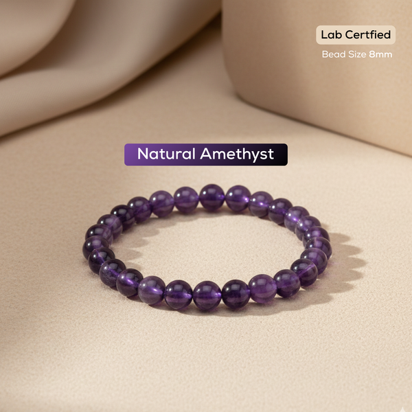 Natural Amethyst Bracelet
