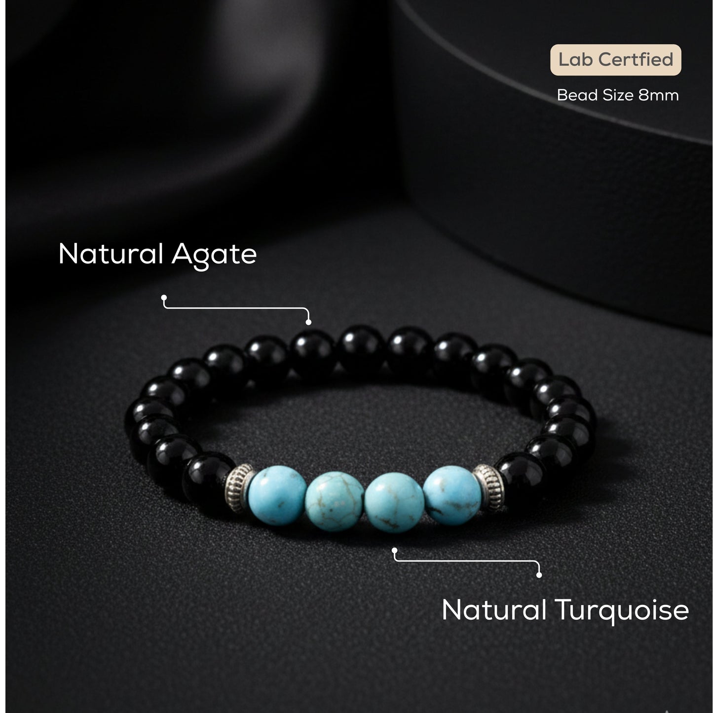 Natural Turquoise Gloss Bracelet