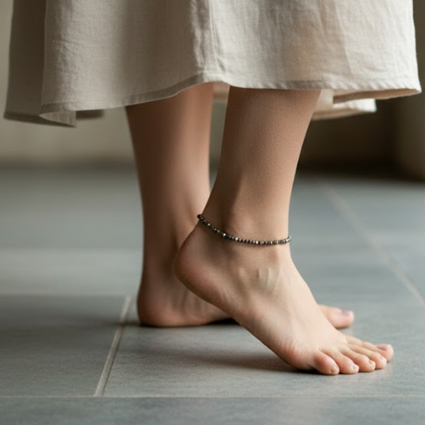 Natural Pyrite Anklet