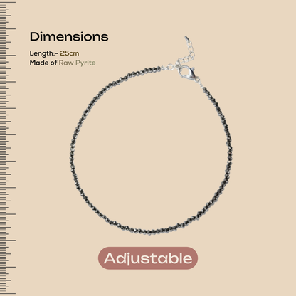 Natural Pyrite Anklet