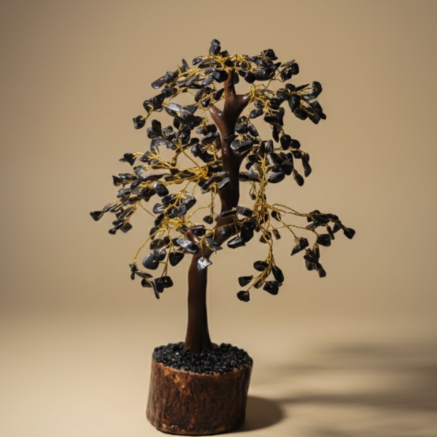 Natural Black Tourmaline Stone Tree