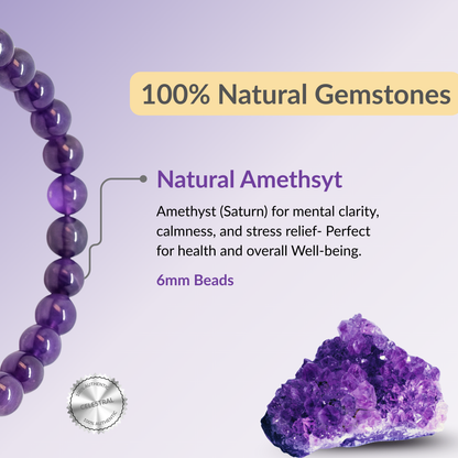 Natural Amethyst Bracelet